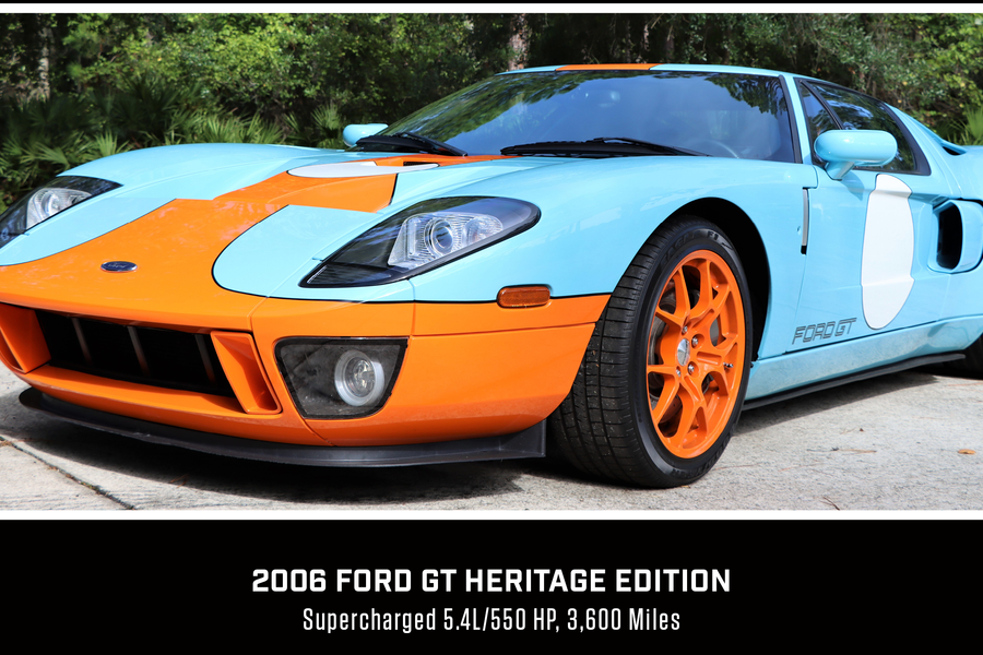 Supercharged Ford GT Heritage Edition at Mecum Kissimmee auction