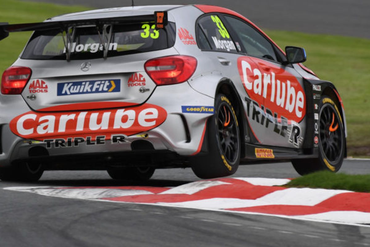Adam Morgan wins Oulton BTCC Race 3 with Carlube TripleR Racing