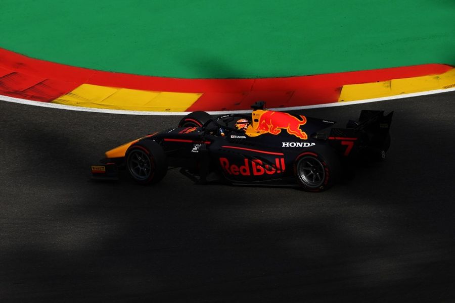 Tsundo on F2 Race of Belgium pole  for Carlin