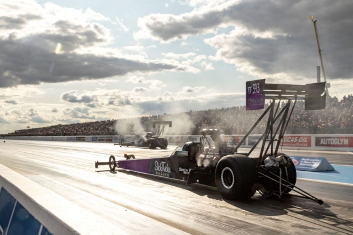 Nitro drag racing back at Santa Pod next weekend