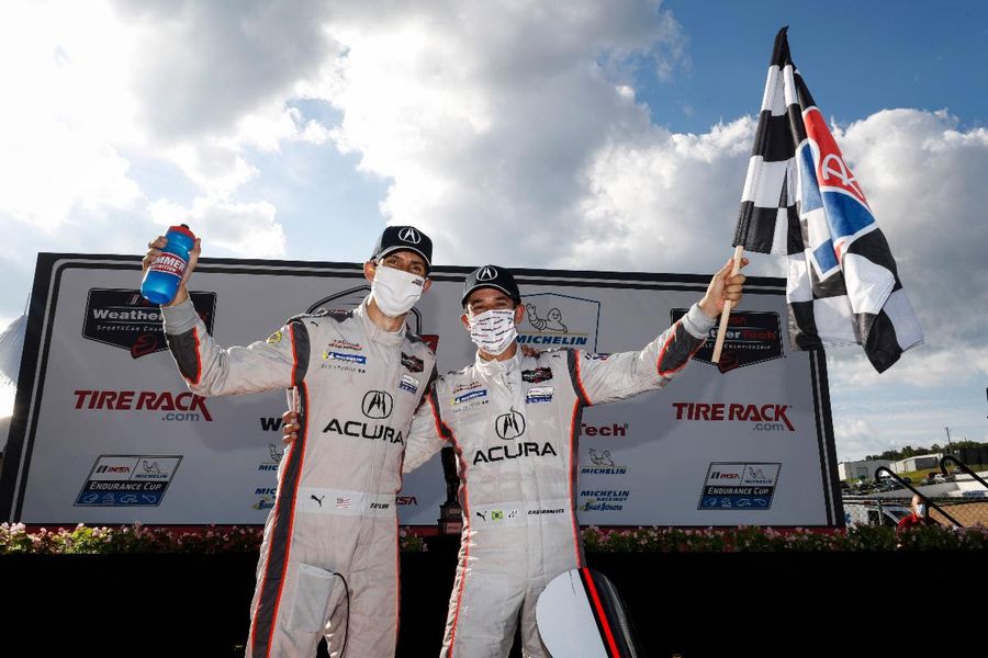 Castroneves and Taylor Win ﻿ Road Atlanta TireRack GP