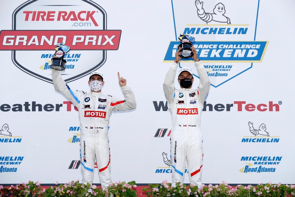 Connor De Phillippi, Bruno Spengler and BMW take GTLM Win in TireRack GP