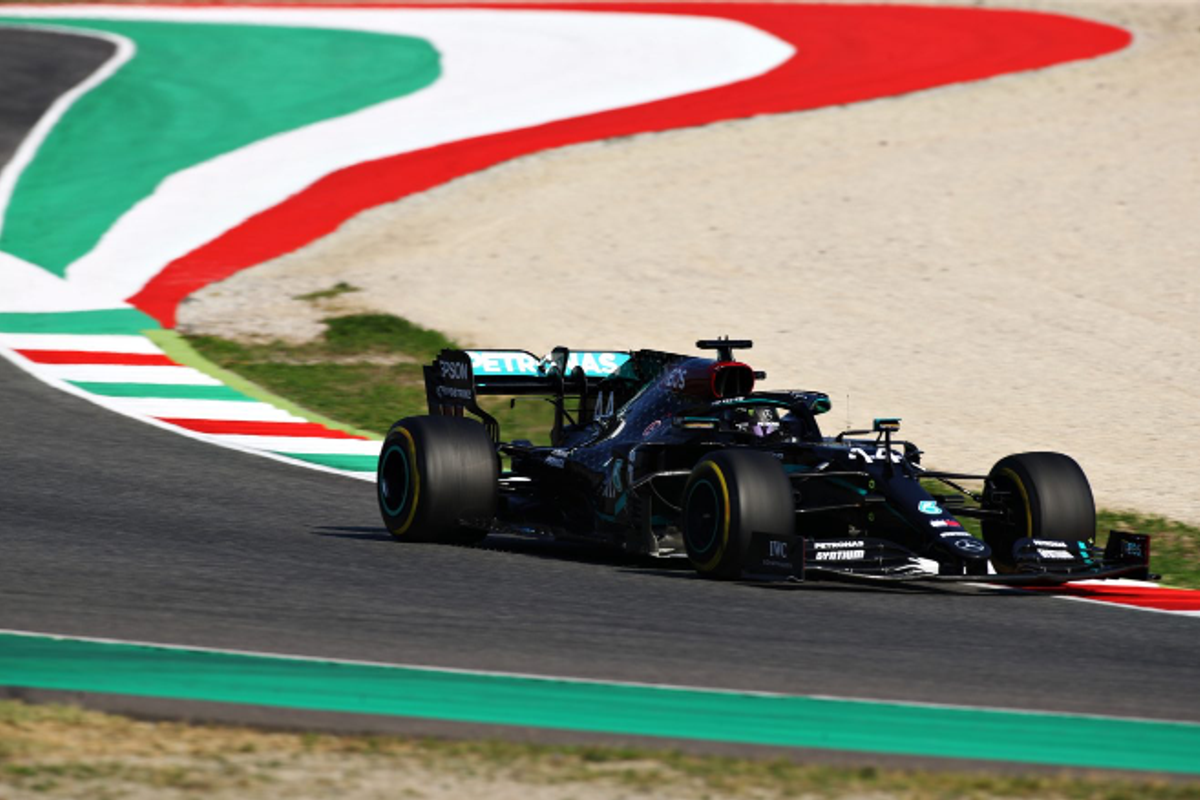 Hamilton beats Bottas to win crazy Tuscan GP