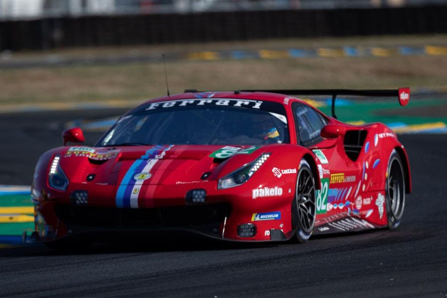  Risi Competizione review Friday at Le Mans 24hr
