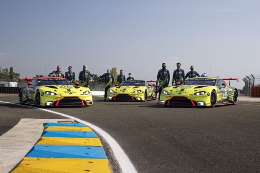 Aston Martin qualifies on second row in both GTE classes at Le Mans