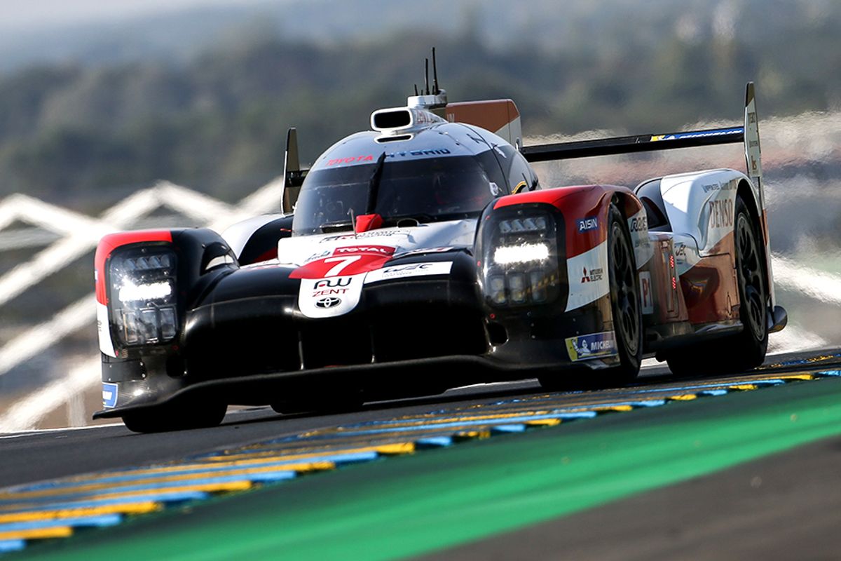 Le Mans 4 hr: TOYOTA GAZOO Racing's TS050 Hybrids set the pace in LMP1...