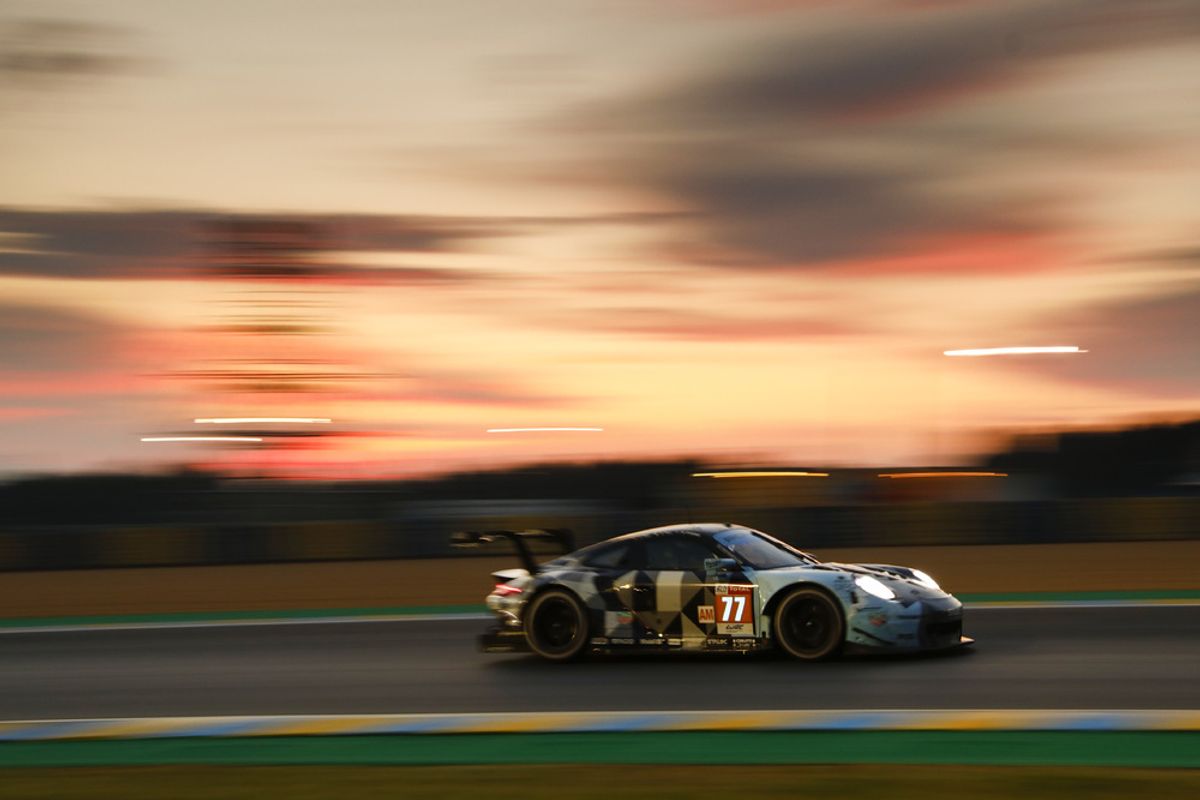 Porsche customer  Dempsey-Proton Racing heads for  Le Mans podium
