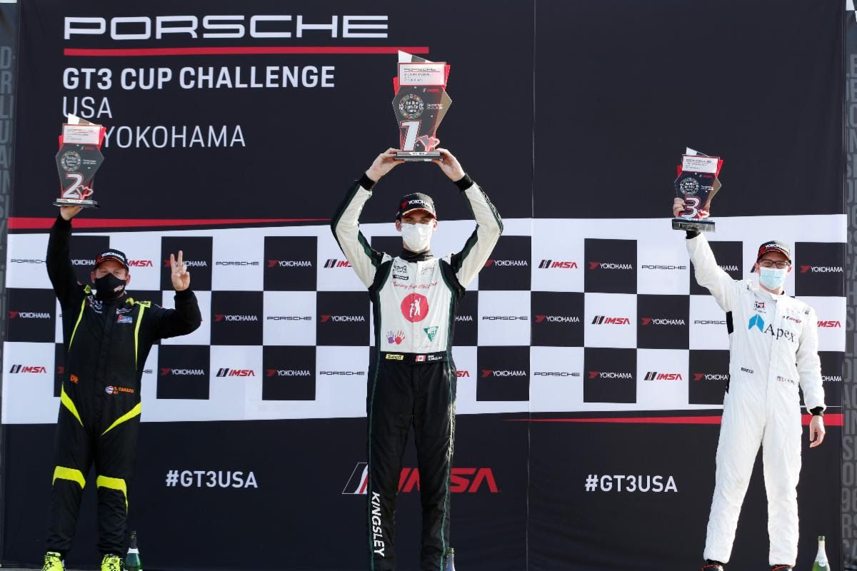 Kingsley Sweeps Porsche GT3 Cup Mid-Ohio Races 