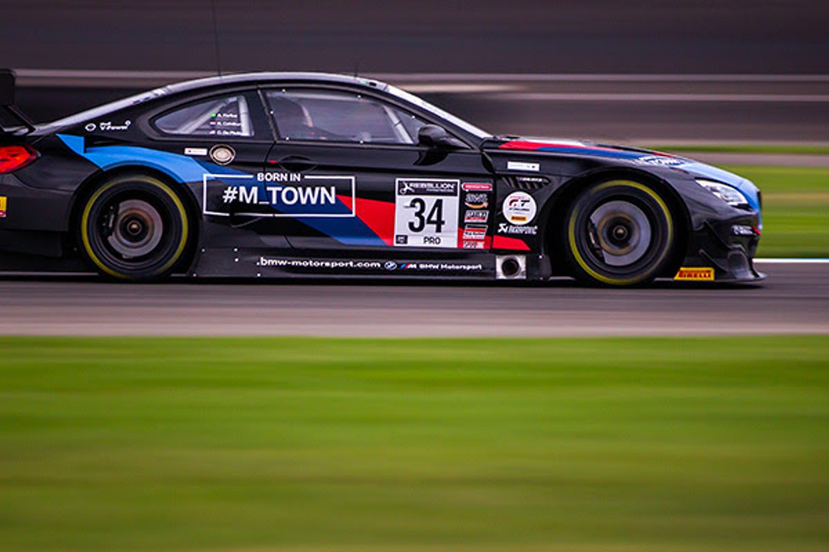 Connor De Phillippi fires BMW to inaugural Indianapolis 8 Hour pole