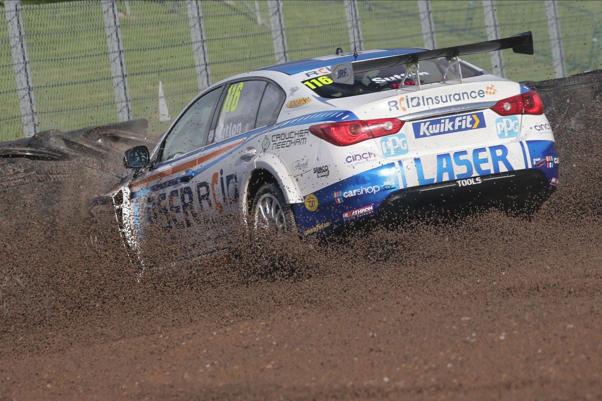Josh Cook on Croft BTCC pole