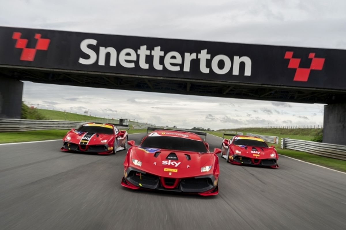 UK debut at Snetterton for Ferrari 488 Challenge Evo
