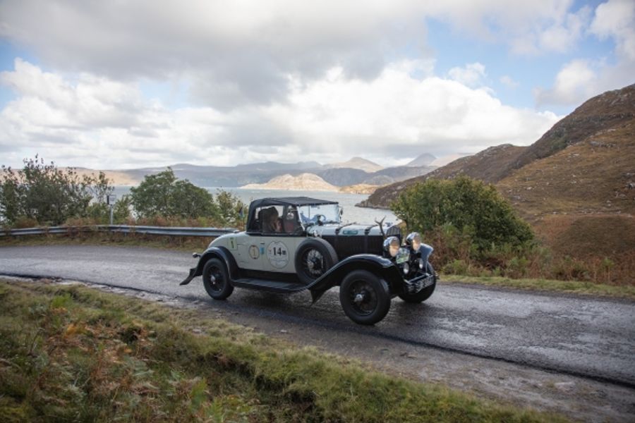 Chrysler 75 Roadster takes victory in bespoke Highland 1000 classic rally