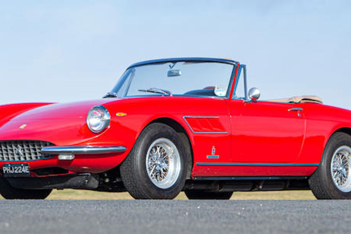 Ferrari 330 GTS sells for £1,269,400 at Bonhams Speedweek auction, results