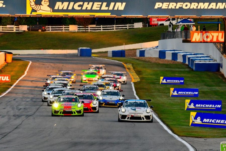 Dickinson Wins Opener of Porsche GT3 Cup Challenge USA Tripleheader