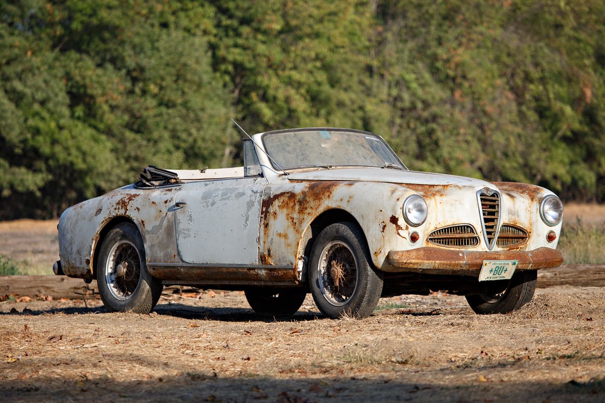 Unrestored 1952 Alfa Romeo 1900C Cabriolet at Gooding's Geared Online