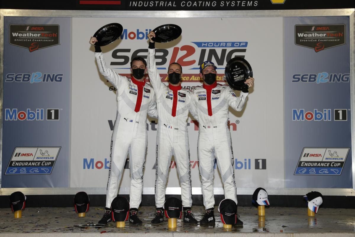 Porsche Closes GT Le Mans Reign with 1-2 Finish at 12 Hours of Sebring