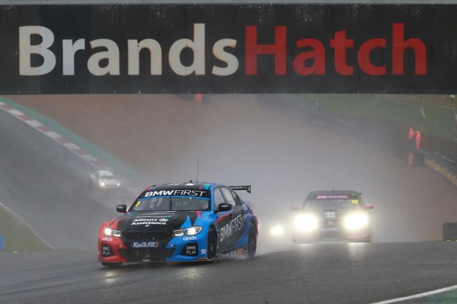 Two titles for official BMW outfit in rain-ravaged BTCC season finale