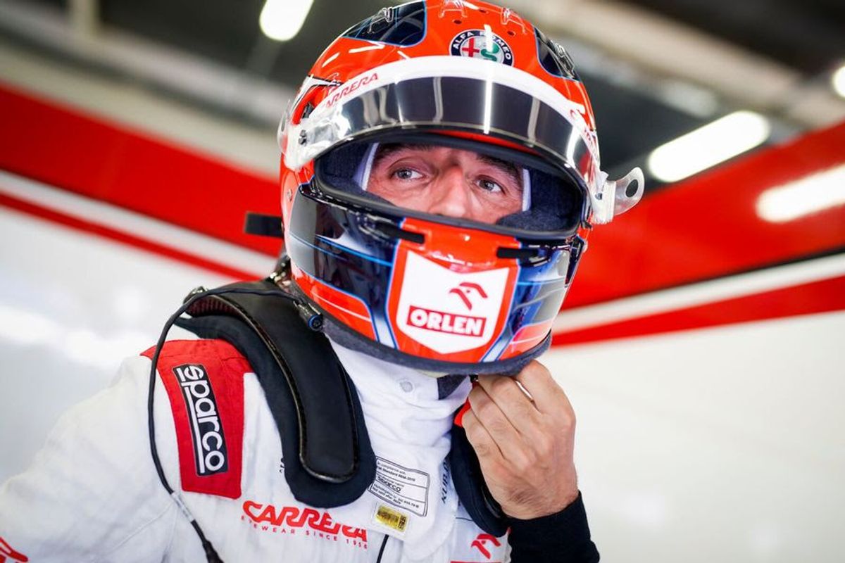    Robert Kubica back behind the wheel with Alfa Romeo in Bahrain