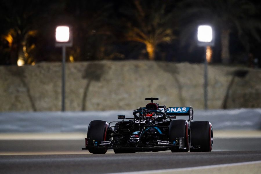 George Russell sets the pace for F1’s Sakhir Grand Prix