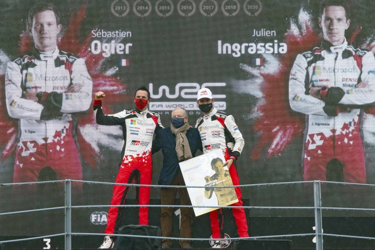 Ogier clinches seventh WRC title with victory in Monza