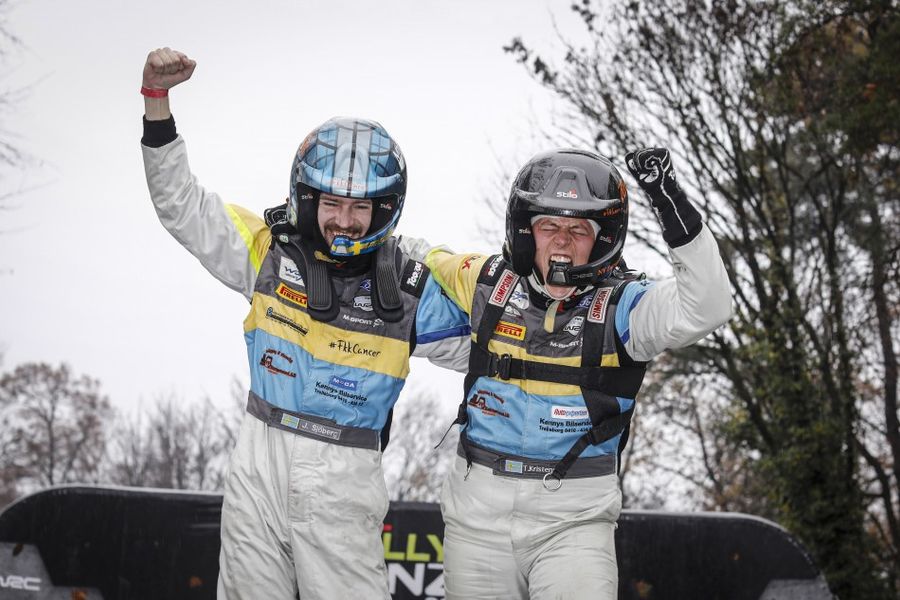 Tom Kristensson and Joakim Sjöberg clinch JWRC title