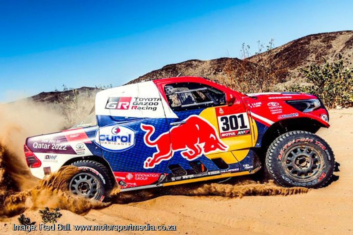 Nasser Al Attiyah came from behind to take Dakar Day 2 victory with Hilux