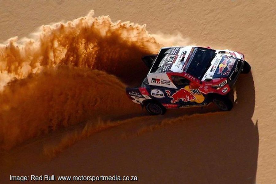 Nasser Al Attiyah takes three Dakar stage wins on the trot with Toyota Hilux