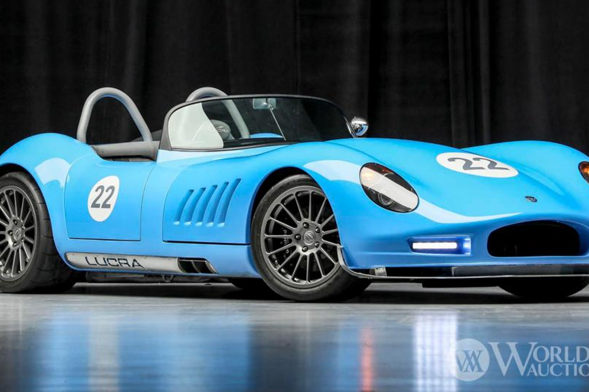 0-60 in 2.5 seconds: 2019 Lucra LC470 Roadster at Worldwide Auctioneers