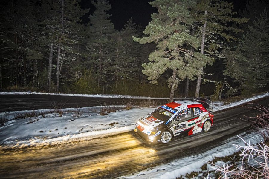 Ogier wins all three Friday morning speed tests at Rallye Monte-Carlo