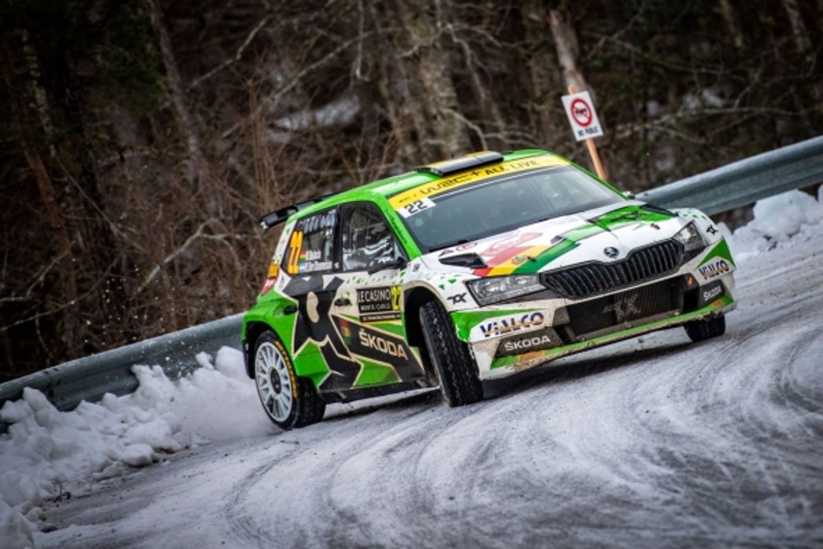 Andreas Mikkelsen and Skoda win Rallye Monte-Carlo WRC2