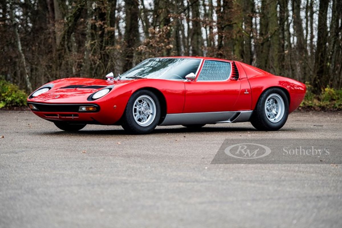 Exceptional Miura Leads RM Sotheby's Livestreamed Paris Auction, results