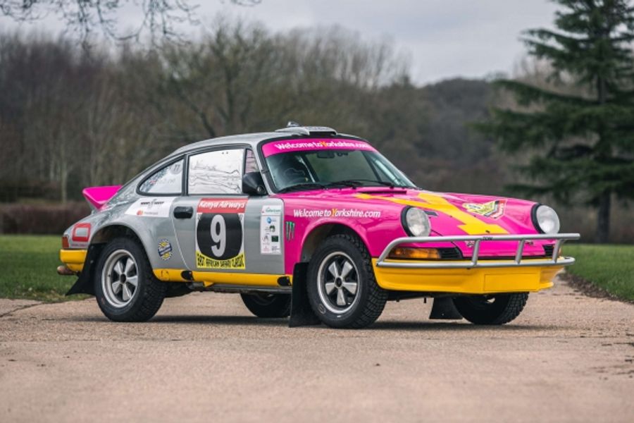 East African safari winning Tuthill 1975 Porsche 911 Carrera MFI on offer