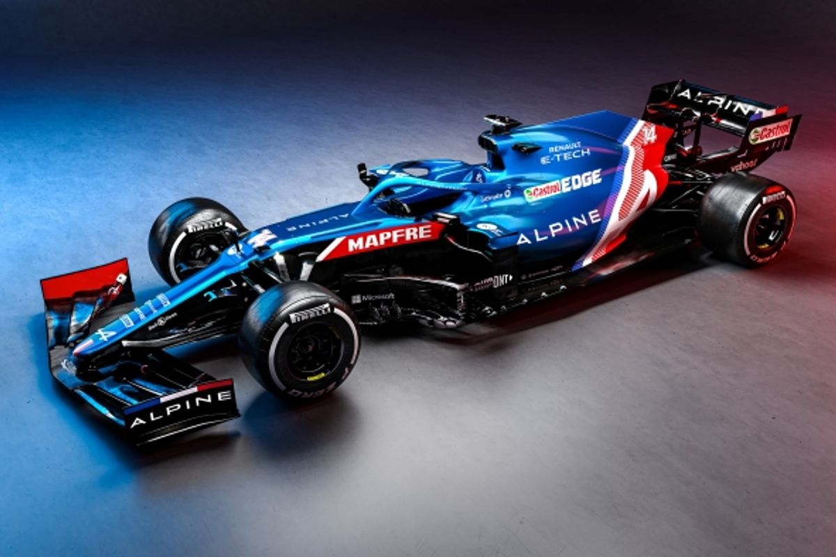 First ever Alpine F1 Team car will make its on track debut today