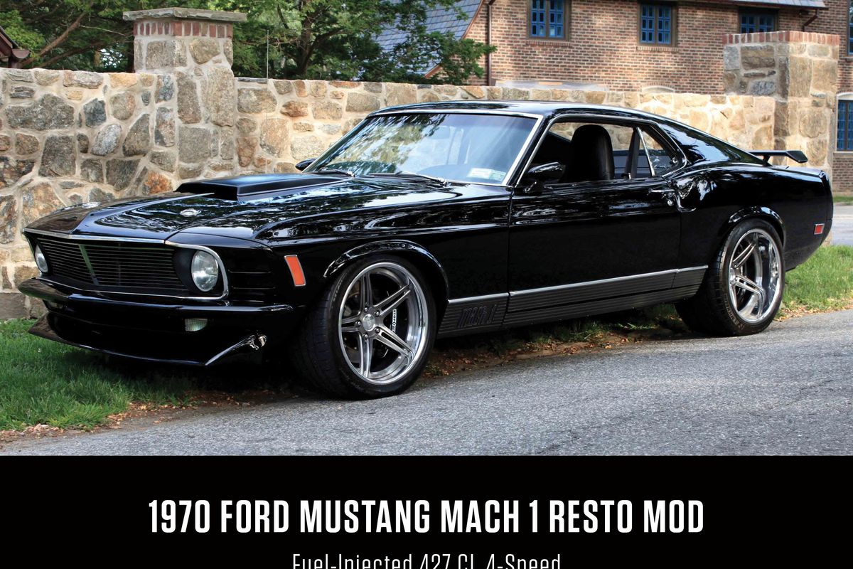 1970 Ford Mustang Mach 1 Resto Mod at Mecum Glendale Auction