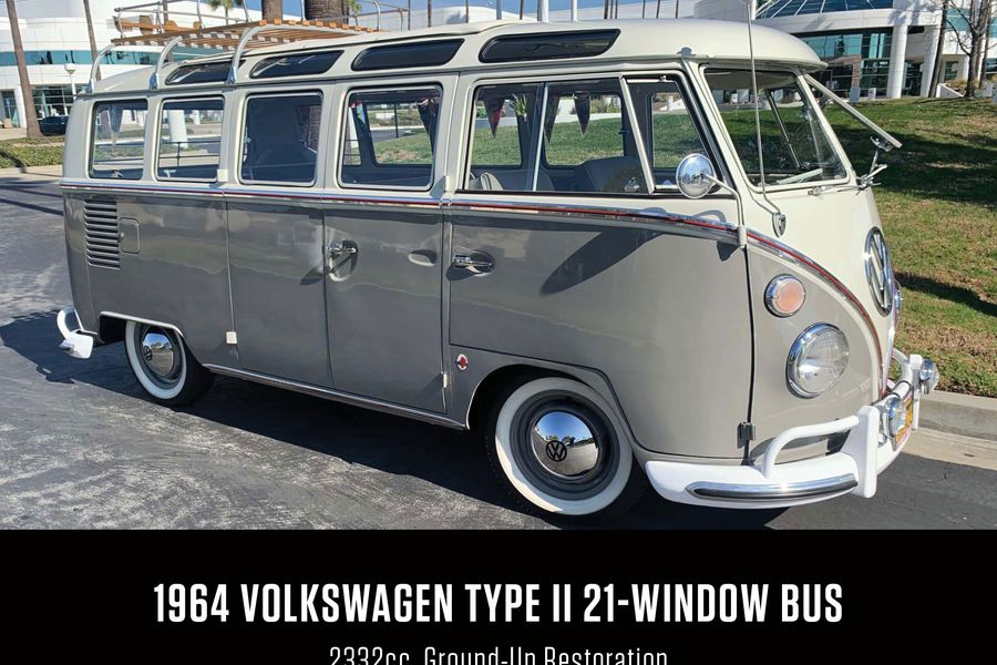 1964 Volkswagen Type II 21-Window Bus Travels to Mecum Glendale auction