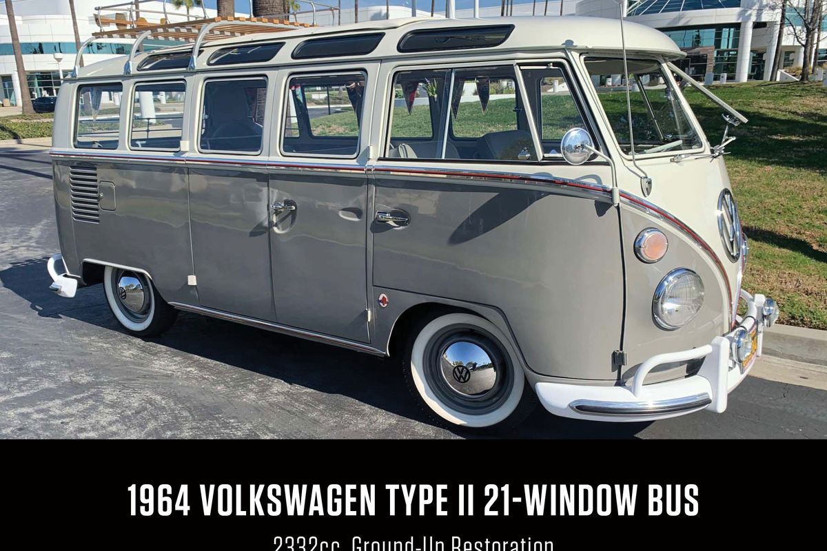 1964 Volkswagen Type II 21-Window Bus Travels to Mecum Glendale auction