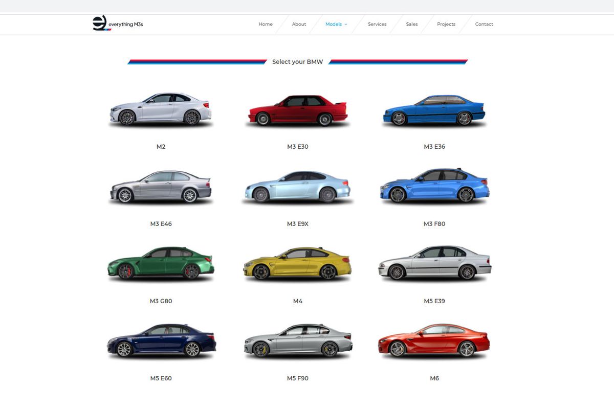 EverythingM3s - BMW M Sport specialist - new web site by Racecar