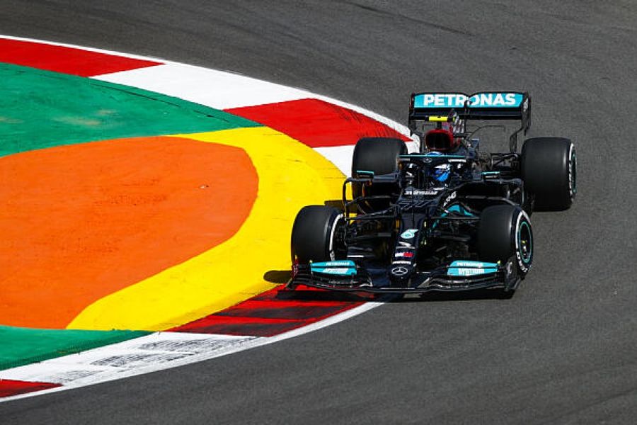 Valtteri Bottas leads opening practice for the Portugues Grand Prix 