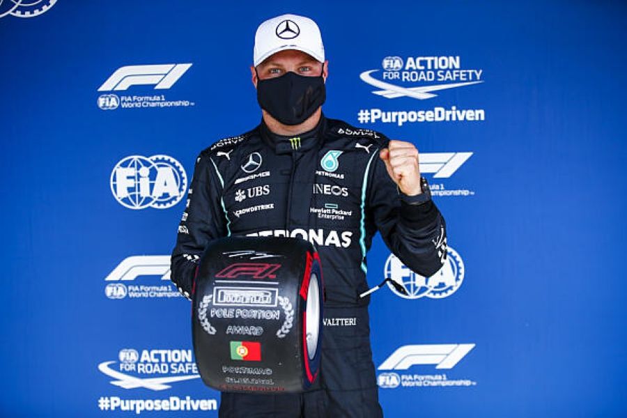 Bottas beats Hamilton to Portugues GP pole by seven thousandths of a second