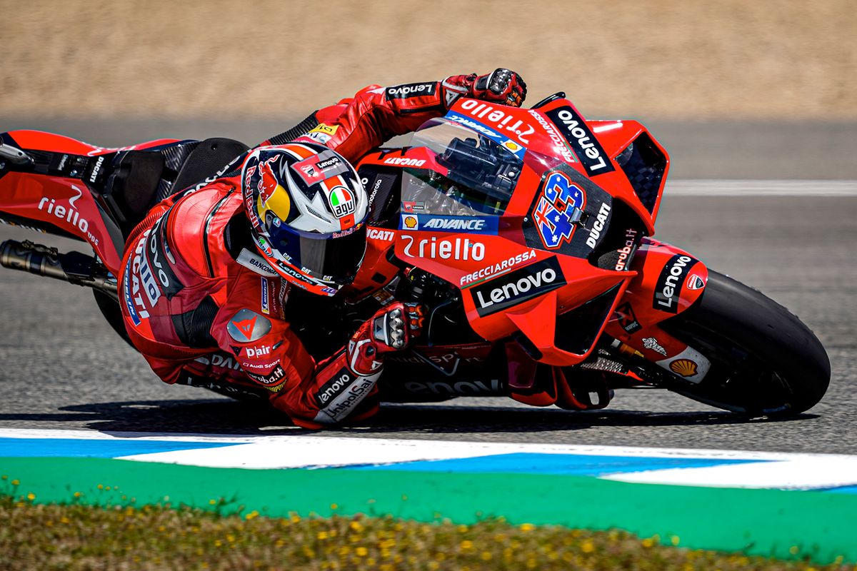 Miller leads one-two at Jerez MotoGP for Ducati Lenovo