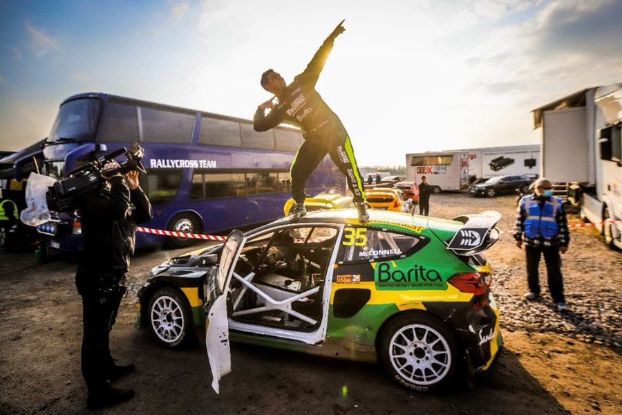 McConnell defeats world champ for breakthrough RallyX Nordic victory