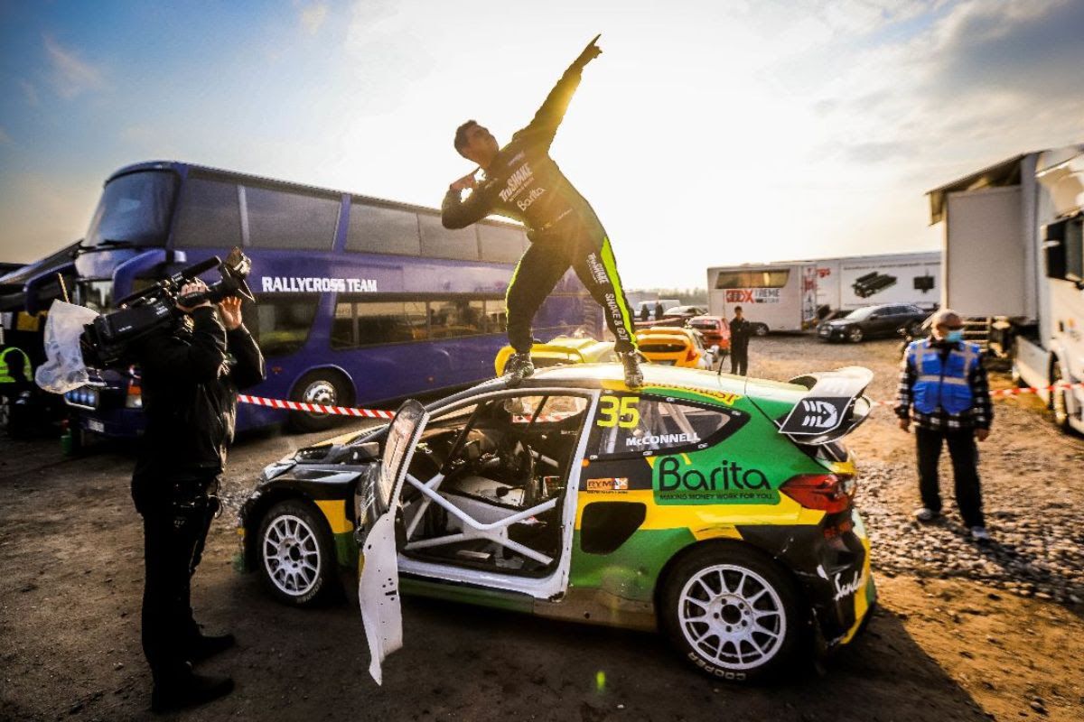 McConnell defeats world champ for breakthrough RallyX Nordic victory