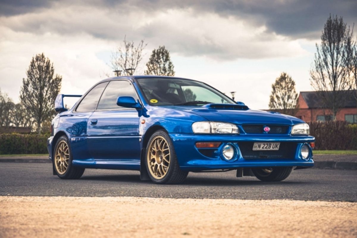 Low mileage Subaru 22B-STi Type UK on offer at Silverstone Auctions 