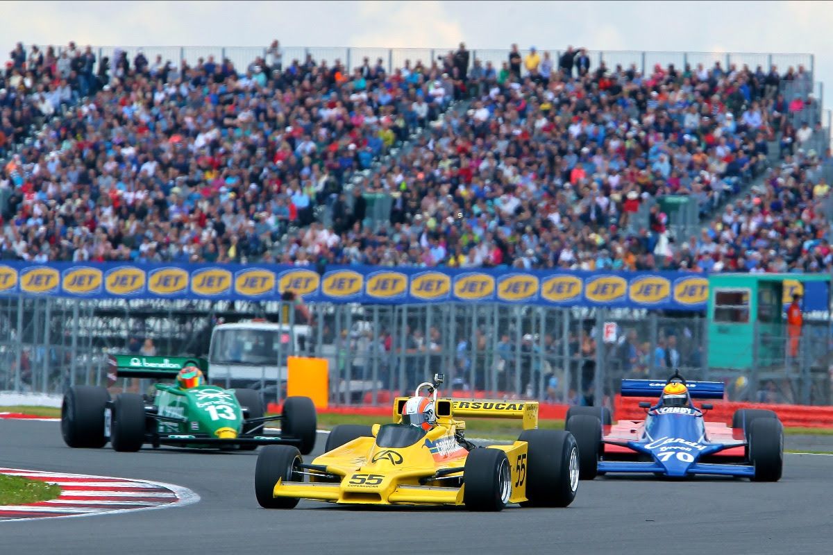 Silverstone Classic Historic F1 races dedicated to Murray Walker