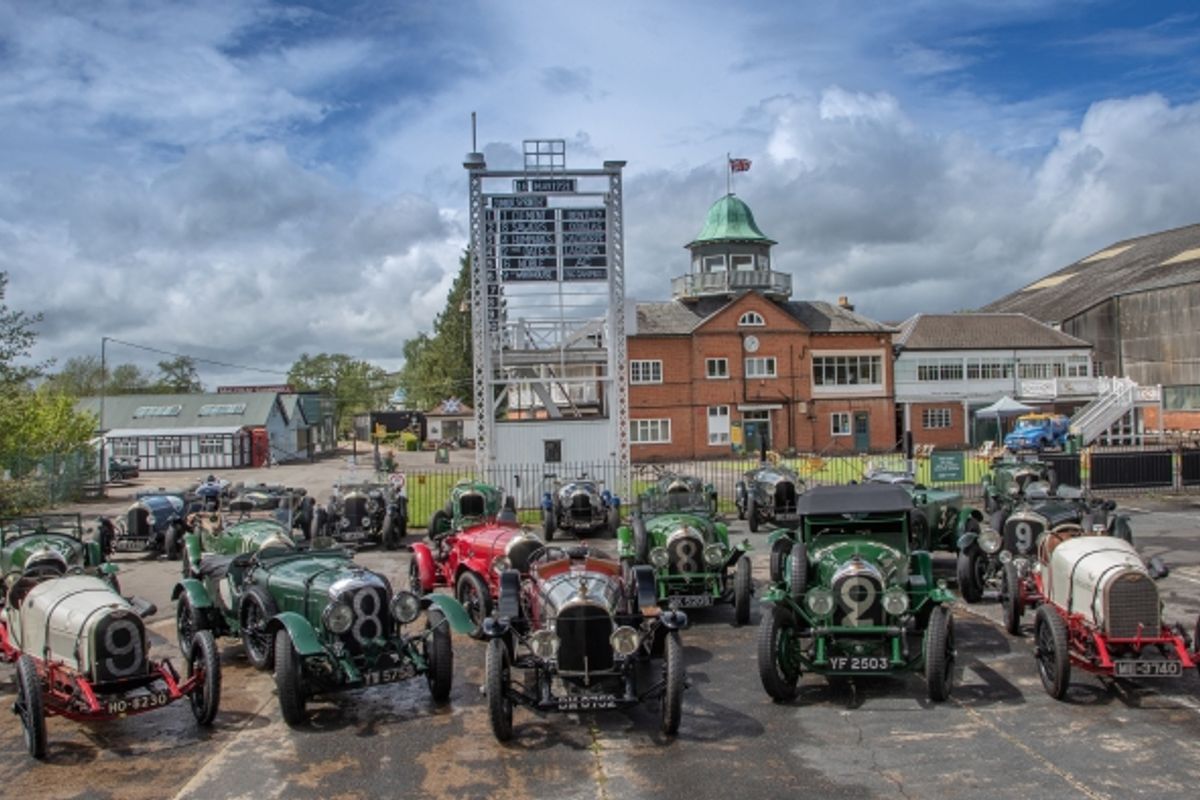 24 3-Litre Bentleys gather at Brooklands to celebrate centenary of first win