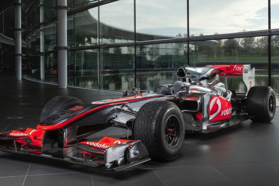 Hamilton's first F1 race winning car to be auctioned at British GP