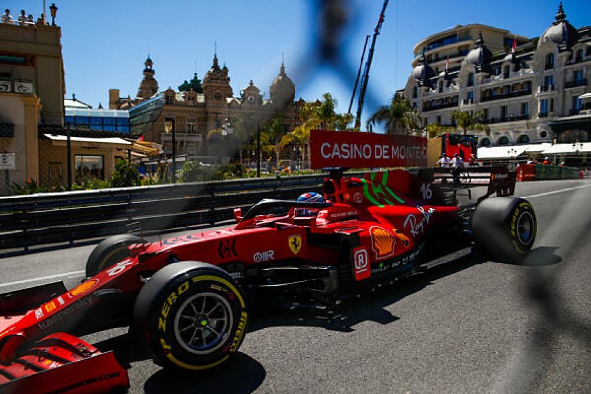 Leclerc crashes to home pole in Monaco