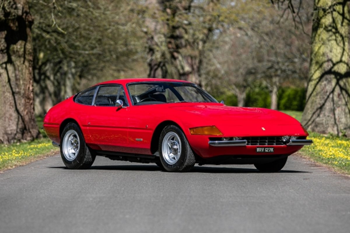 Ex-Elton John  Ferrari 365 GTB/4 Daytona on offer at Silverstone Auctions