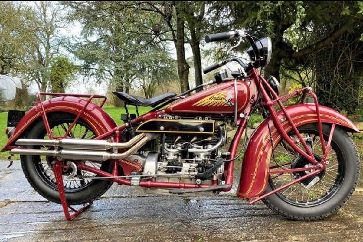 Indian Four 437 at H&H  auction of 150 Classic & Collector Motorcycles