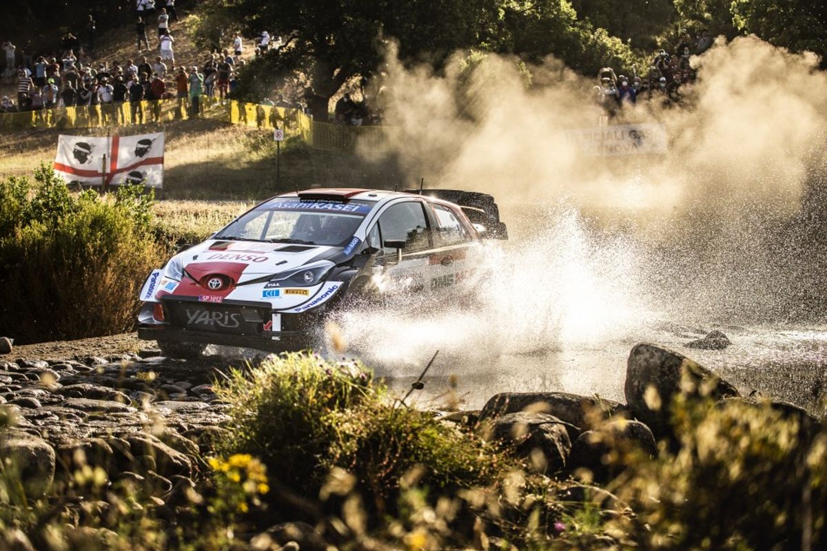 Leader Tanak hits rock and retires on Rally Italia Sardegna